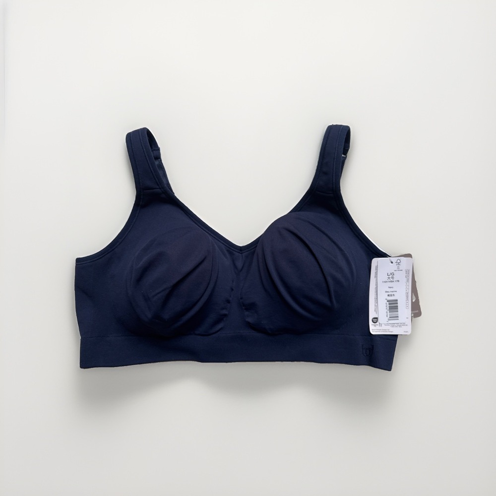 Bravado size M Everyday‎ Sculpt Wire-Free Bra Navy NWT